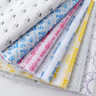 China Biodegradable Fashionable Custom Printed Tissue Wrapping Paper Sheet For Products Wrapping Clothes Gift Wrapping Tissue Paper Roll for sale