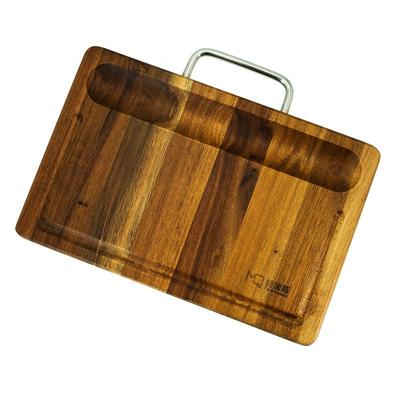 China Vintage Disposable Hot Selling Natural Acacia Wooden Fruit Dish For Cheese for sale