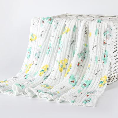 China Custom Made Muslin Child Safe Gauze Blanket Cotton Baby Blankets for sale