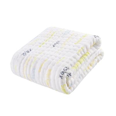 China Viable hot sale factory direct printed baby washed bath towel with different design for sale