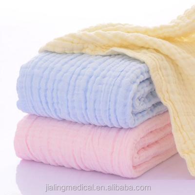 China 2021 QUICK DRY hot sell 100% cotton Gauze Baby Bath Towel with different size for sale