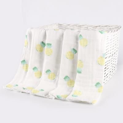 China Custom Baby Cotton Muslin Baby Organic Cotton Blankets Safe For Kids for sale