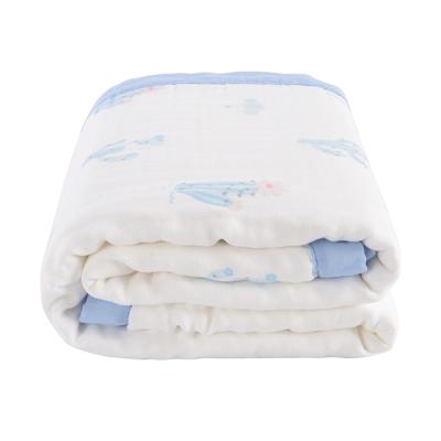 China Sustainable Wholesale Baby Wrap Blankets Soft Cotton Baby Wrap Blankets Gift Set for sale