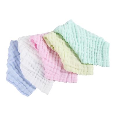 China 100% Newborn Baby Soft Cotton Muslin Baby Face Wash Towel Safe For Washcloths Kids for sale