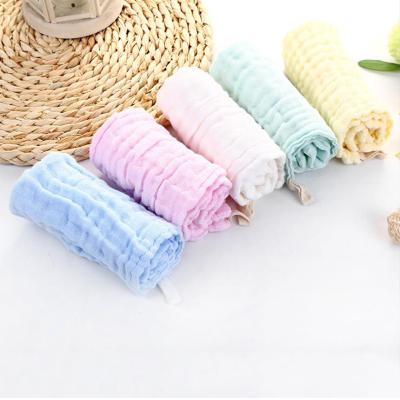 China Soft Cotton Baby Handkerchief Towel Baby Towel Child Feeding Towel Newborn Infant Child Safe Towel Cotton Baby Tissue for sale