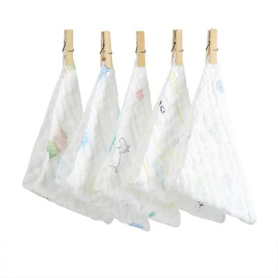 China BPA Free Baby Kids Cotton Bandana Bibs Feeding Saliva Towel Drip Triangle Set Baby Bibs and Burp Cloths for sale