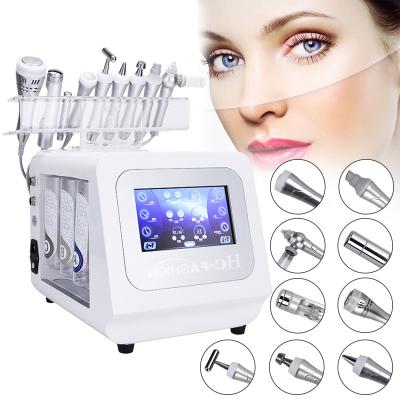 China Skin Rejuvenation Factory Supply 9 in 1 Hydrogen Oxygen Beauty Machine Facial Lift Cleaning Skin Tightening Beauty Instrument for sale