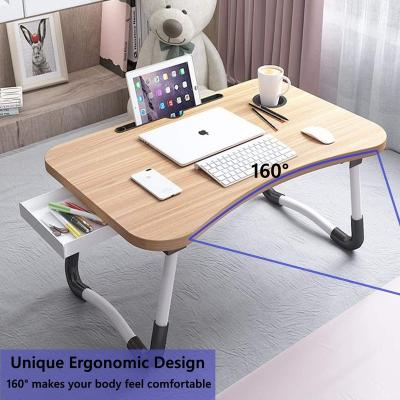 China Free Samples Laptop Bed Foldable Adjustable Folding Table Laptop Table Kids Universal Flexible Portable Foldable Desk Foldable Table for sale