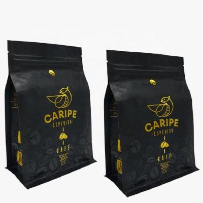 China Customizable Moisture Proof And Stock Coffee Bean Bag Manufacture Bags For Coffee With Valve Packaging Tin Tie Coffee Bag Food Biodegradable for sale