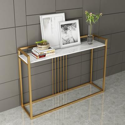 China EUROPEAN Nordic porch table modern and simple marble porch table case living room side table partition long narrow for sale