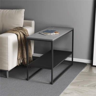 China EUROPEAN Italian minimalist rock plate side a few small family light luxury marble side cabinet modern simple living room side table for sale