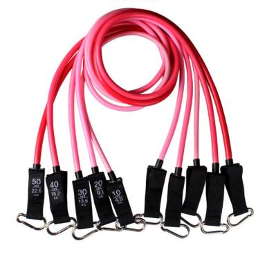 China Increase Strength 11Pcs Cheap Band Exercise Resistance Bands Set 150lbs With Handles for sale