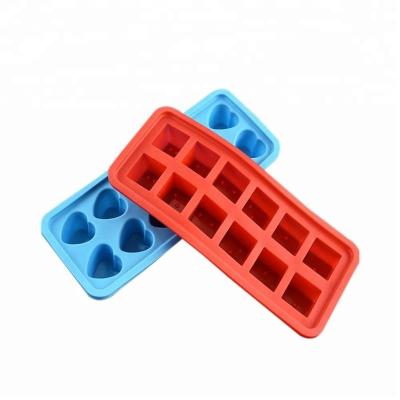 China Hot Selling Food Grade Heart Star Water Bottle Water Bottle Viable Stick Flexible Ice Cube Trays Silicone Ice Stick Molds Cake Mold Chocolate Mold for sale