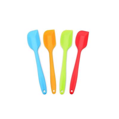 China Viable Silicone Spatula Heat Resistant Spatulas, Non-Stick Rubber Spatulas With Stainless Steel Core-Spatula Set for sale