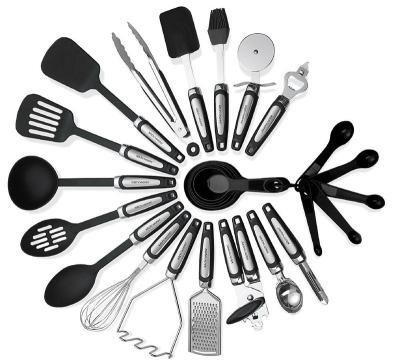 China 26 Piece Sustainable Household Stainless Steel And Plastic Nylon Kitchen Utensils - Nylon Kitchen Utensil Set for sale