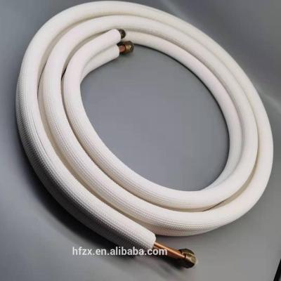 China Home Air Conditioner Insulated Copper Tubes Twin Pair Coils Copper Tube Copper Coil With 3/4 Insulation for sale