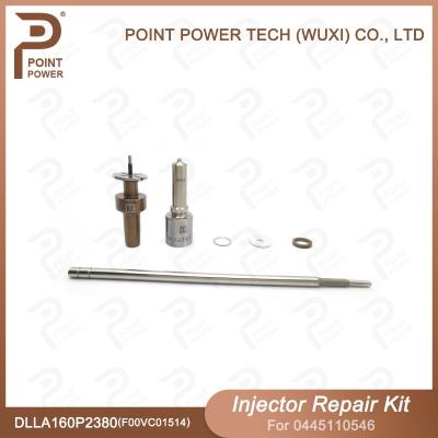 China Kit de reparación de inyectores de Bosch para inyectores 0445110546 con boquilla DLLA160P2380 en venta