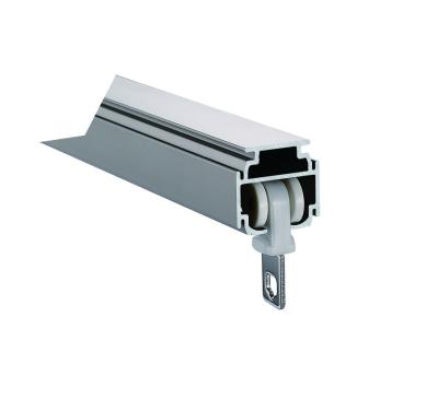 중국 adjustable curtain valance rail curtain rod double Aluminium Sliding Rail Silent Ceiling Track 판매용