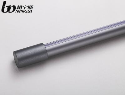 中国 Thickened curtain rod curtain track pulley curtain rod mute straight rail slide rail top mounted side single Roman rod 販売のため