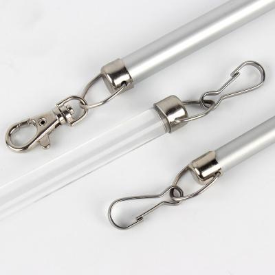 China Aluminum Alloy 12mm Thickness 2m Length Curtain Pull Rod For Bedroom for sale