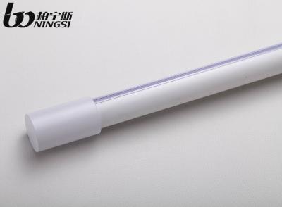 China Aluminiumlegering 28mm Diametergordijn Rod Finals Round Shape Te koop