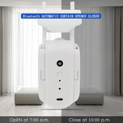 China Melamine Curtain Opener With Remote Alexa Voice Control Smart Curtain Motor Robot for sale