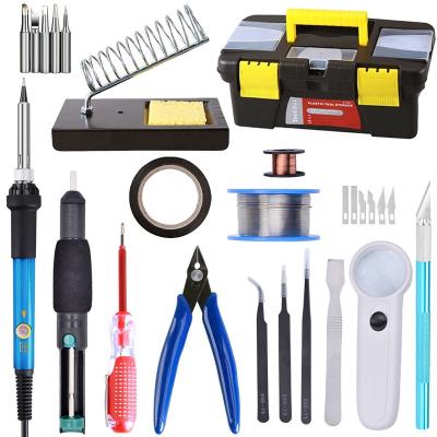 China Temperature Control Skyasia 60Watts Electric Soldering Irons Toolkit Set Gun Welding Kit Soldering Soldering Iron Kit for sale