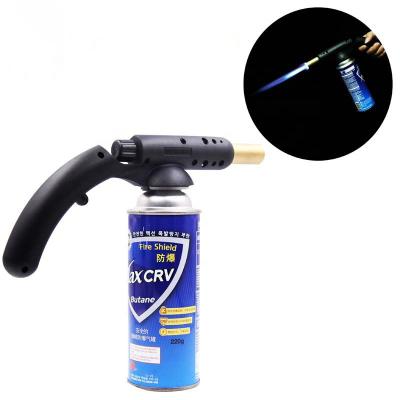 China All-Copper Flame Blowlamp Skyasia Torcia Handle Ignition Butane Easy-Operating Electronic Welding Torches for sale