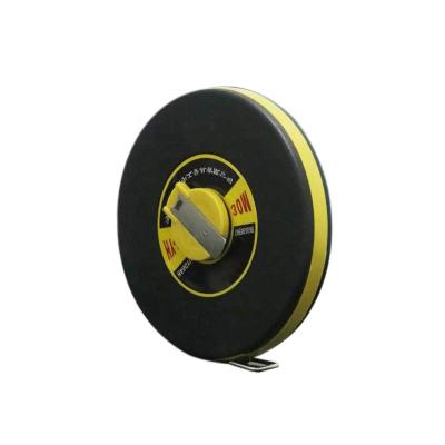 China 20m 30m 50m Soft Durable Wholesale Fiberglass Tape Water Proof Leather Tape Measure Skyasia Cinta Metrica Fiber Meter Tape for sale