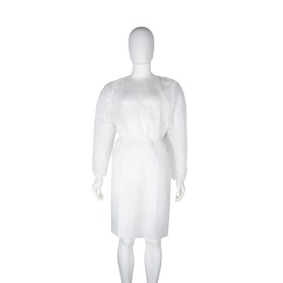 China Eco - Friendly Hospital PLA Medical Biodegradable Long Sleeve Isolation Gown for sale