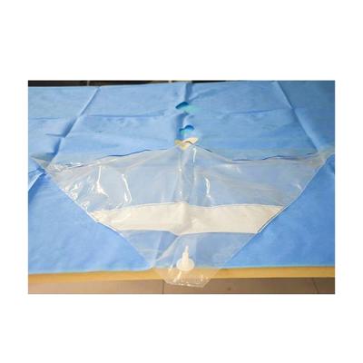 China SMS Newcomer Best Grades Universal Urology Surgical Hole Drape Surgical Sterile Tur Drape for sale