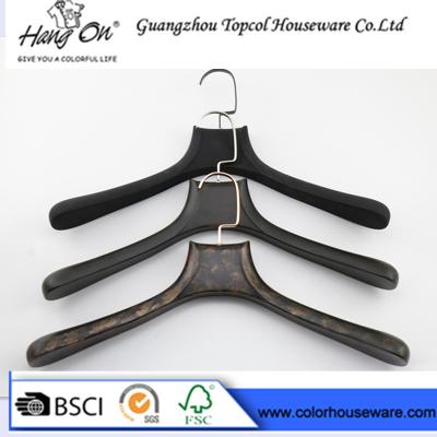 China Black ABS Plastic Modern Clothes Hangers / Coat Hangers For Skirts for sale