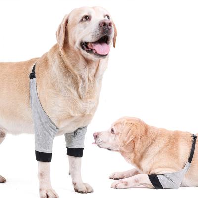 China Sustainable Breathable Soft Pet Elbow Protector Sleeve Dog Knee Brace Dog Leg Elbow Brace Support for sale