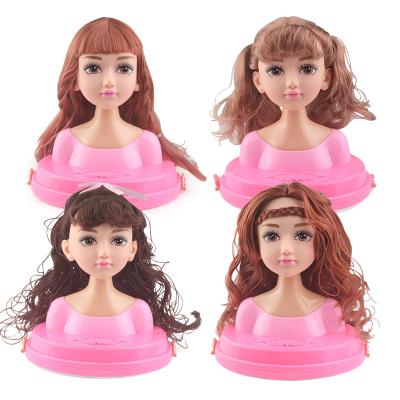 China Interactive Best-selling hair girl dolls set gift box Girl toy simulation half can make up beauty makeup princess for sale