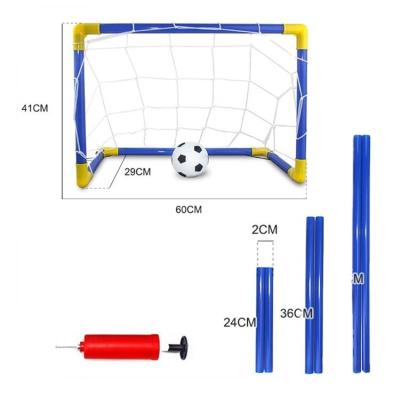 China Funny Sport Game Best-selling children's sports plastic soccer net frame foldable portable indoor and outdoor soccer frame sports toys for sale