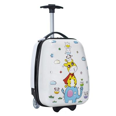 China High Quallity Best-selling children's Luggage Pattern Suitcase 15 luggage Cute Animal  Suitcase Cartoon Unisex 15 Inch ABS+PC for sale