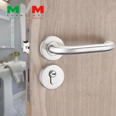 China Modern Door Handle Satin 304 Stainless Steel Stainless Steel for sale