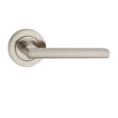 China Popular Modern UK Market Lever Door Handle on Pink for sale