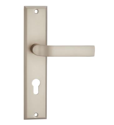 China High Quality Door Bead Nickel Entry Door Handle With Plate for sale