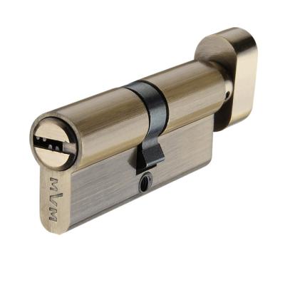 China Euro Profile Knob Door Brass Cylinder Lock for sale