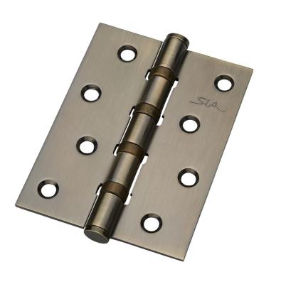 China Wooden Door Square Iron 4BB Flexible Slow Closing Door Hinge For Home Furniture for sale