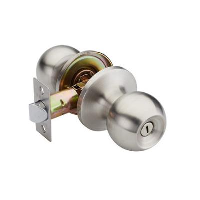 China Hot Button Door Lock Cylinder Door Handle Lock for sale