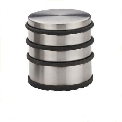 China Modern Popular Stainless Steel MVM L-Model Heavy Duty Black Rubber Door Stopper for sale