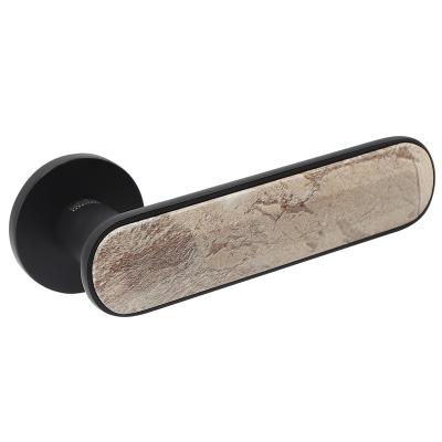 China 2021 New Modern Design Marmo Luxury Designer Door Handle White Z2113 Door Lever Handles for sale