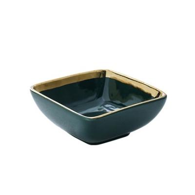 China Sustainable Professional Under Glazed Durable Quality 6 Inch Large Capacity Square Bowl for sale