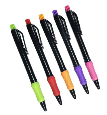 China Normal Refill Black Colored Simple Plastic Disposable Cheap Price Printing Logo Custom Ballpoint Pens for sale