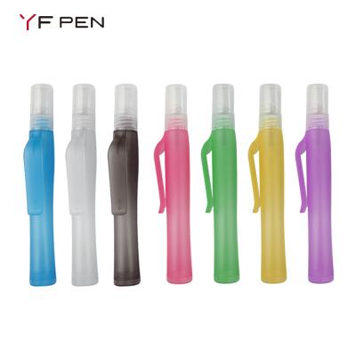 China Household Products New Arrival Colorful Cute Portable 10ml Hand Sanitizer Quickly Spray Pen Spray Bottle To Hold Water, Perfume, Alcohol for sale