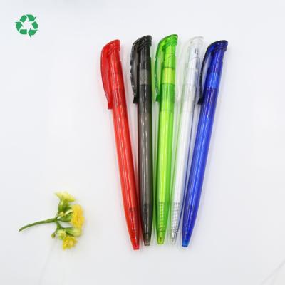 China 2020 Promotional Pen New Arrival Cola Bottle Made RPET Pen Transparent Color With Certificate for sale