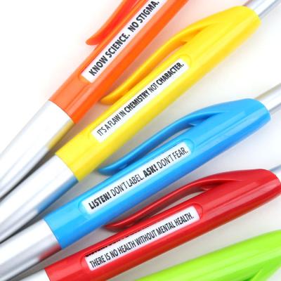 China Normal Refill 6 Bindings Magic Cute Messages Advertising Ballpoint Pens For Promotion for sale