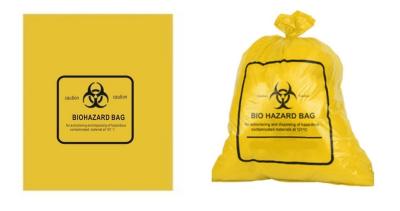 China 121°C biohazard bags for infectious health-care waste,can resist a maximum temperature of 121°C (250°F). for sale